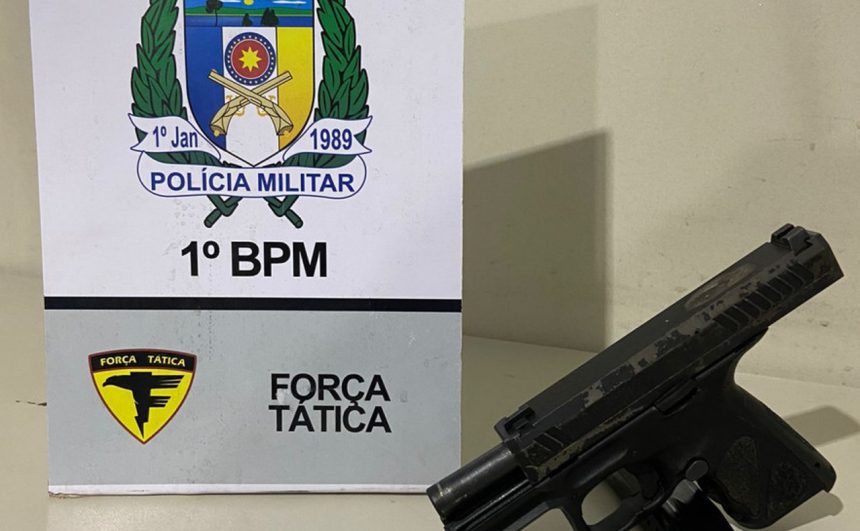 PM prende homem com arma de fogo suspeito de homicídio e ligação com facção criminosa em Palmas