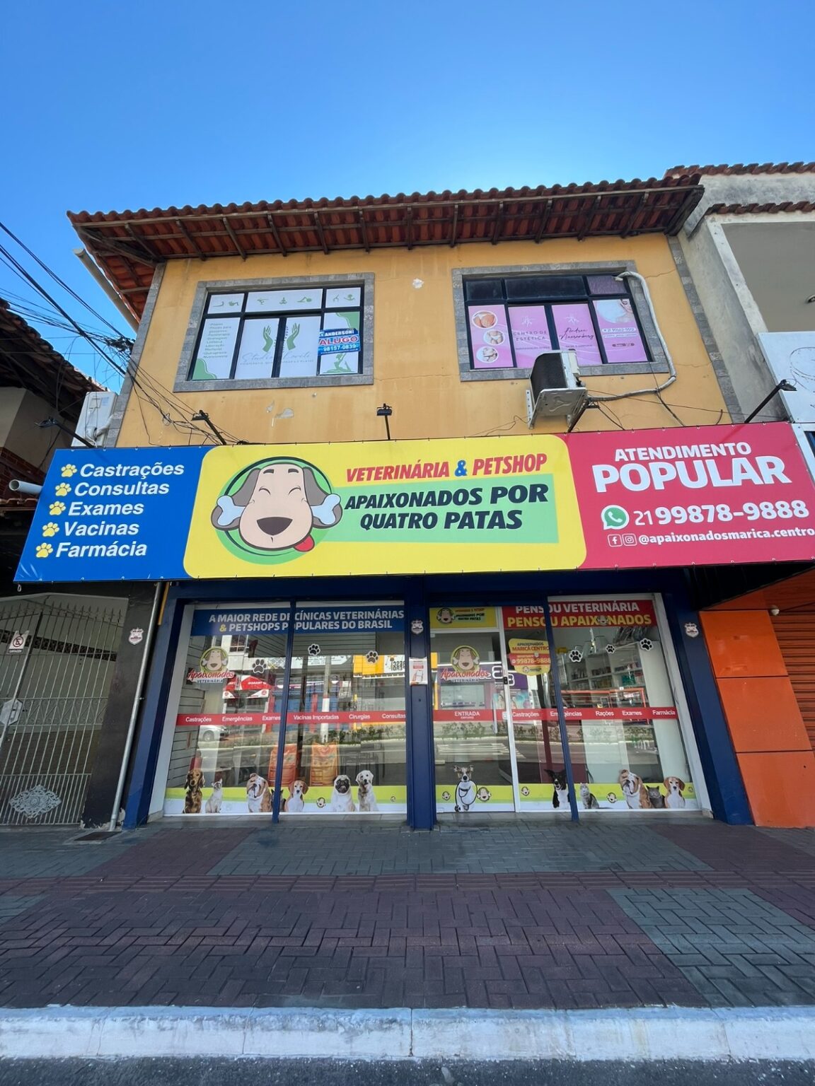 A maior rede de clínicas veterinárias populares do Brasil chega ao centro de Maricá