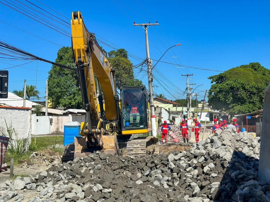 Maricá: Nova travessia começa a ser construída na Estrada Velha, em São José do Imbassaí
