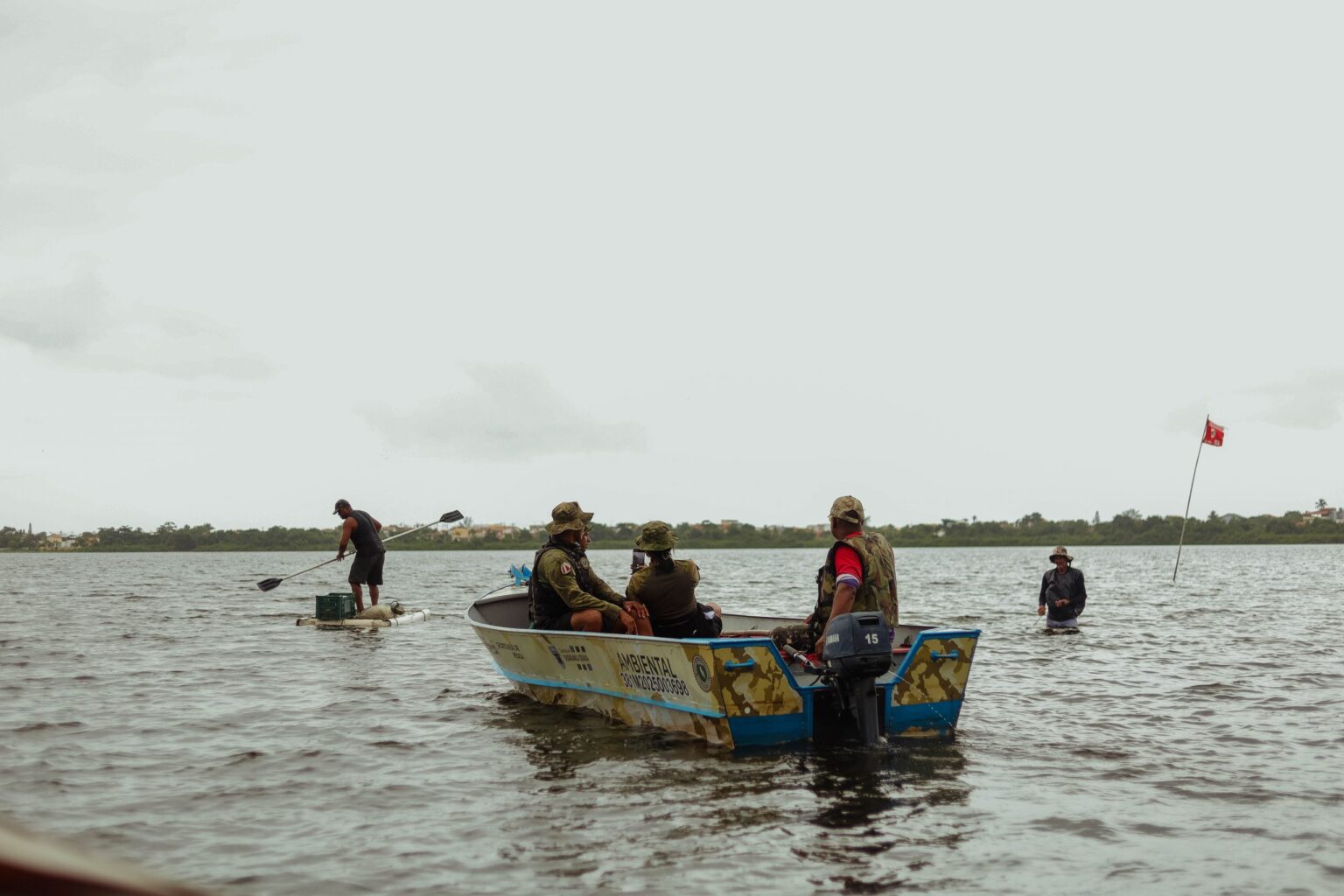 Prefeitura de Maricá realiza fiscalização ambiental nas lagoas para combater pesca irregular Foto: Thamyris Mello