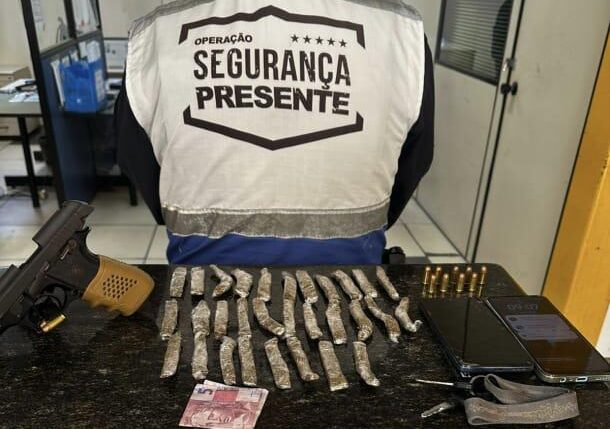 Segurança Presente prende dupla armada com pistola e drogas na região oceânica de Niterói