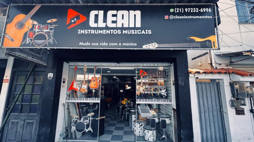 radição que segue forte: Clean Instrumentos Musicais tem mais de 10 anos em Maricá e ganha nova direção
