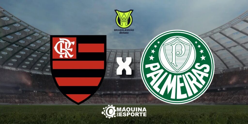 Flamengo recebe o Palmeiras em confronto direto pela 17ª rodada do Brasileirão