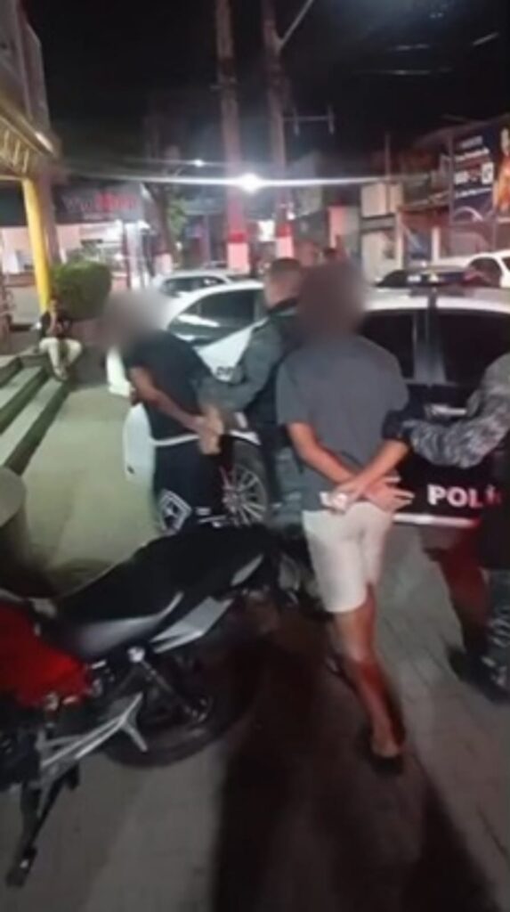 Maricá: Dupla é presa pela Guarda Municipal após tentar fugir e cai de moto em Itapeba