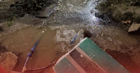 Maricá: Moradores denunciam vazamentos de água após obra em rua de Inoã