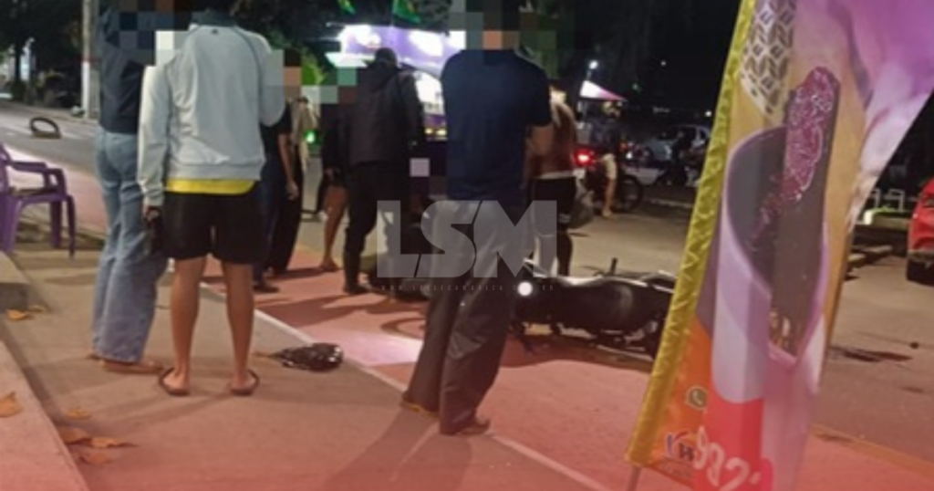 Colisão entre duas motos deixa homem ferido na Estrada Velha de Maricá, em Itapeba