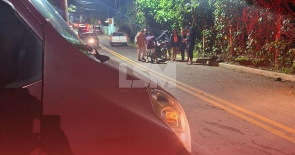 Maricá: Homem fica ferido após perder o controle da moto na Estrada do Espraiado