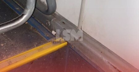 Usuários do Vermelhinho reclamam de infestação de baratas dentro do coletivo em Maricá