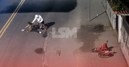Homem utiliza bicicleta Vermelhinha para assaltar idoso no Centro de Maricá e acaba preso após cerco da Guarda Municipal