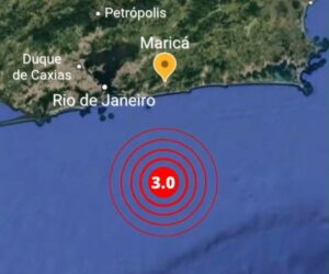 Novo tremor é registrado no mar próximo à costa de Maricá