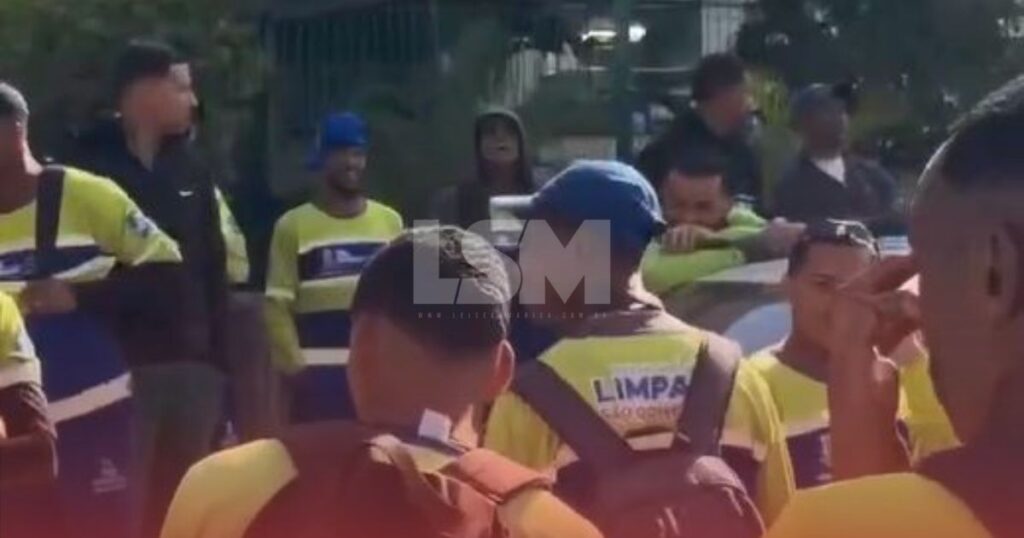 De braços cruzados: paralisação dos garis afeta limpeza urbana em São Gonçalo