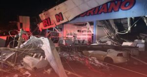 Defesa Civil confirma uma morte e cinco feridos após ciclone bomba