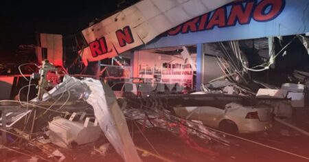 Defesa Civil confirma uma morte e cinco feridos após ciclone bomba