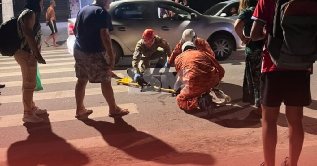 Itaipuaçu: Mulher fica ferida após ser atingida por moto na Avenida Dois