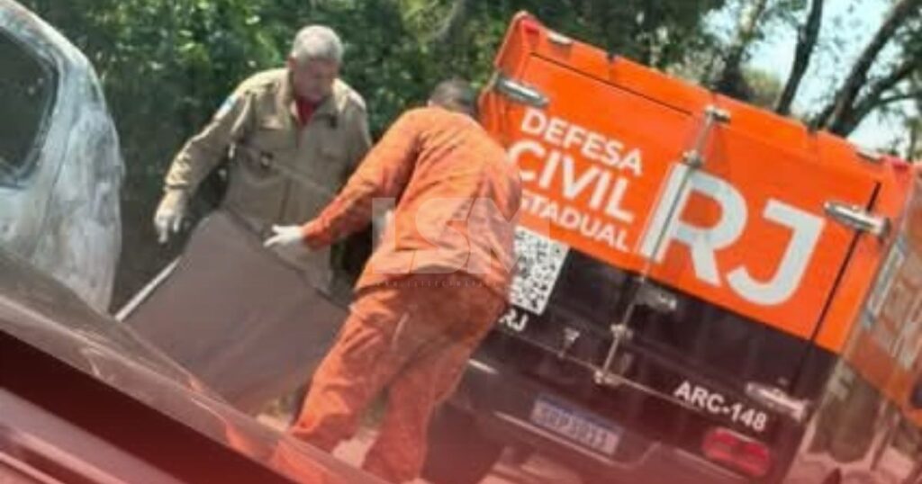 Polícia abre investigação para identificar corpo encontrado dentro de veículo carbonizado em Maricá
