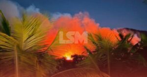Maricá: Incêndio atinge fazenda em Inoã e chama atenção de motoristas na RJ-106