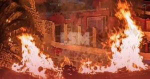 Maricá: Incêndio próximo a escola municipal assusta moradores em Ponta Grossa