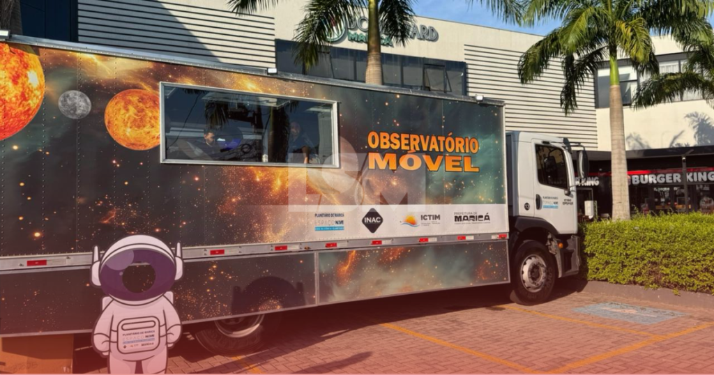 Observatório Móvel leva astronomia e experiências científicas a São José de Imbassaí