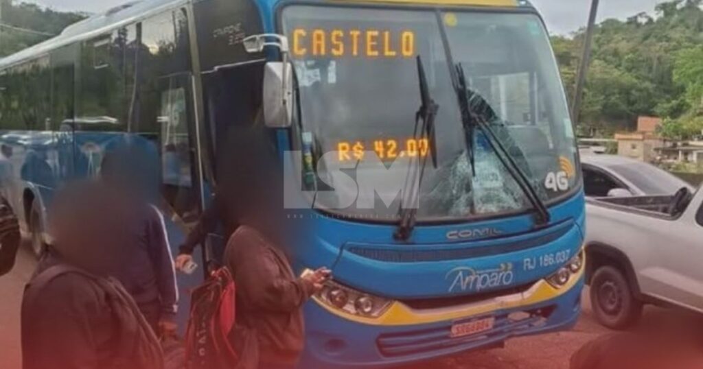 Niterói: Acidente entre ônibus da Amparo e moto deixa dois feridos na descida da Alameda