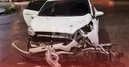Maricá: Acidente grave envolvendo seis carros e uma moto deixa motociclista gravemente ferido em Ponta Negra