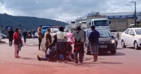 Maricá: Idoso é atropelado ao tentar atravessar a RJ-106 em Inoã