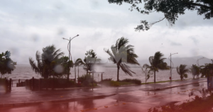 Defesa Civil alerta para possibilidade de chuva e rajadas de vento nesta segunda-feira em Maricá