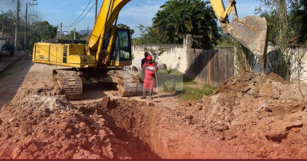 Maricá: Obras de drenagem e urbanização avançam em 17 ruas de Itaipuaçu