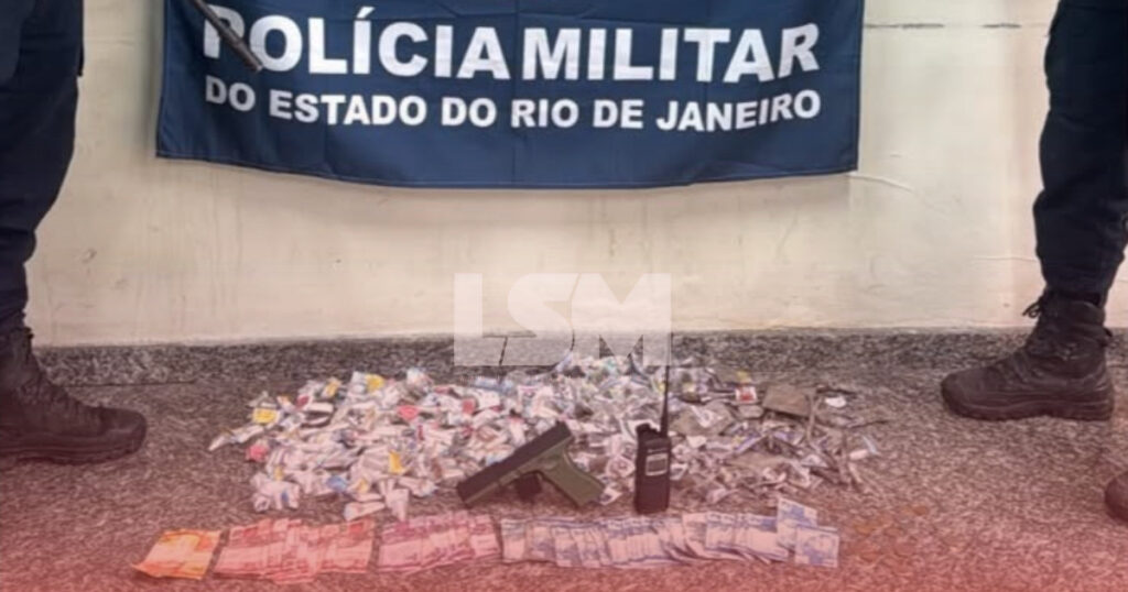 Ação da PM termina com três presos e apreensão de drogas na Vila Ipiranga, em Niterói