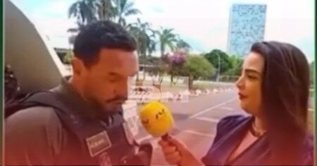 Jornalista tem cobertura impedida por policial legislativo durante transmissão ao vivo na Câmara dos Deputados
