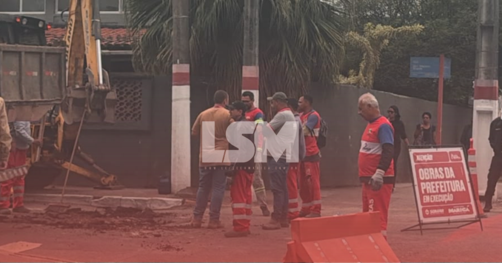 Obra em rua do Centro altera trânsito em Maricá nesta quinta-feira