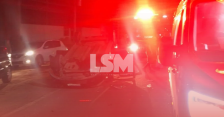 RJ-106: Motorista colide contra viatura da Polícia, capota com carro e deixa dois PMs feridos em Maricá