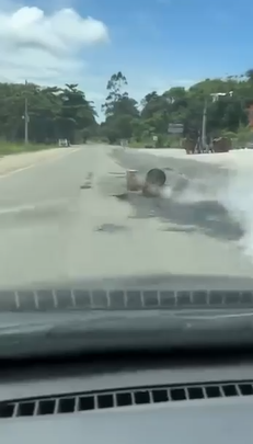 RJ-106: Motoristas denunciam buracos na Rodovia e cobram providências em Manoel Ribeiro